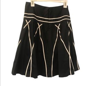 Sitwell black pleated skirt